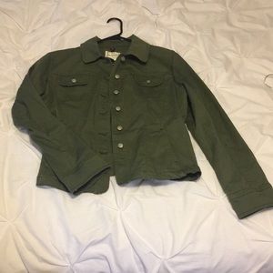 Olive green Jean jacket
